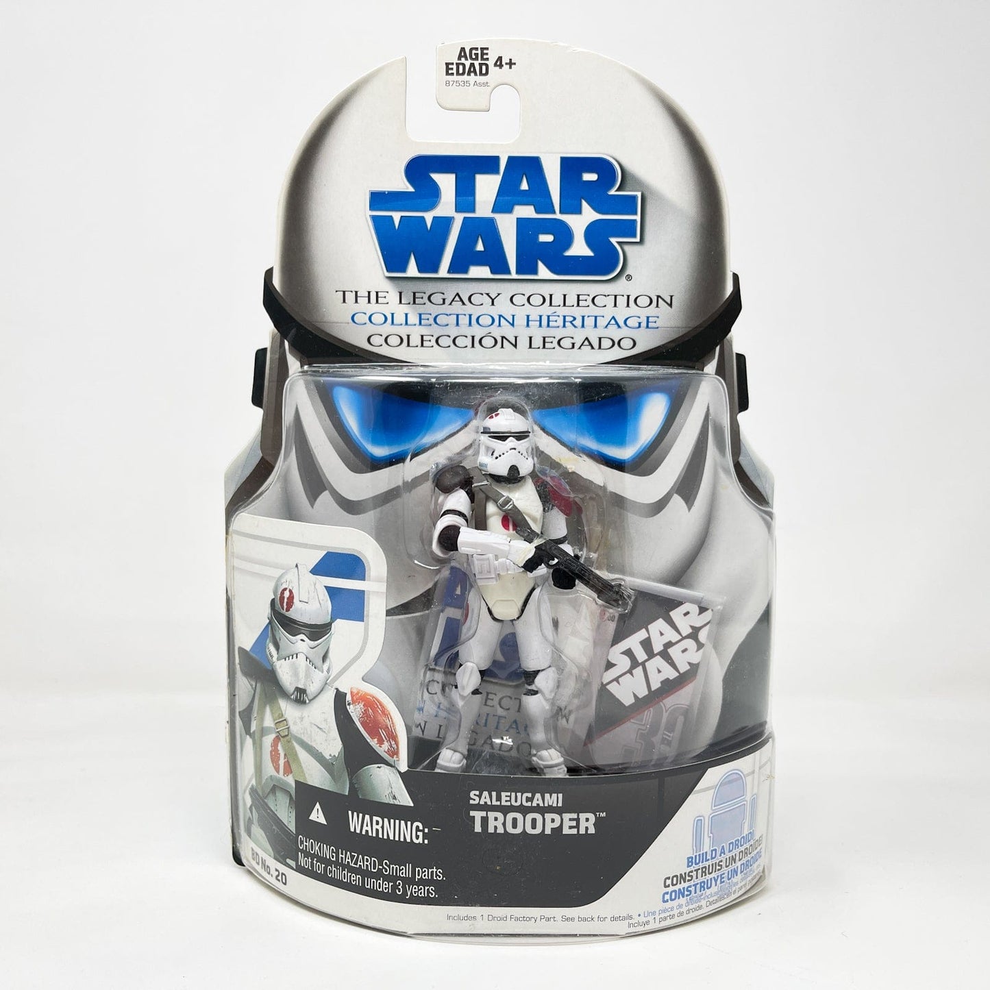 Vintage Hasbro Star Wars Mid MOC Saleucami Trooper BD 20 - Hasbro Legacy Collection (2008)