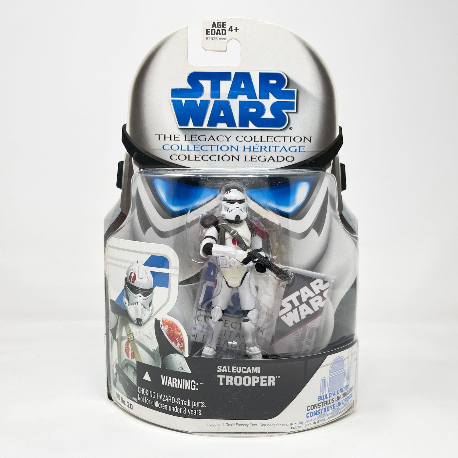 Vintage Hasbro Star Wars Mid MOC Saleucami Trooper BD 20 - Hasbro Legacy Collection (2008)