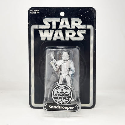 Vintage Hasbro Star Wars Mid MOC Sandtrooper (Silver Edition) Exclusive - Hasbro Original Trilogy Collection (2004)