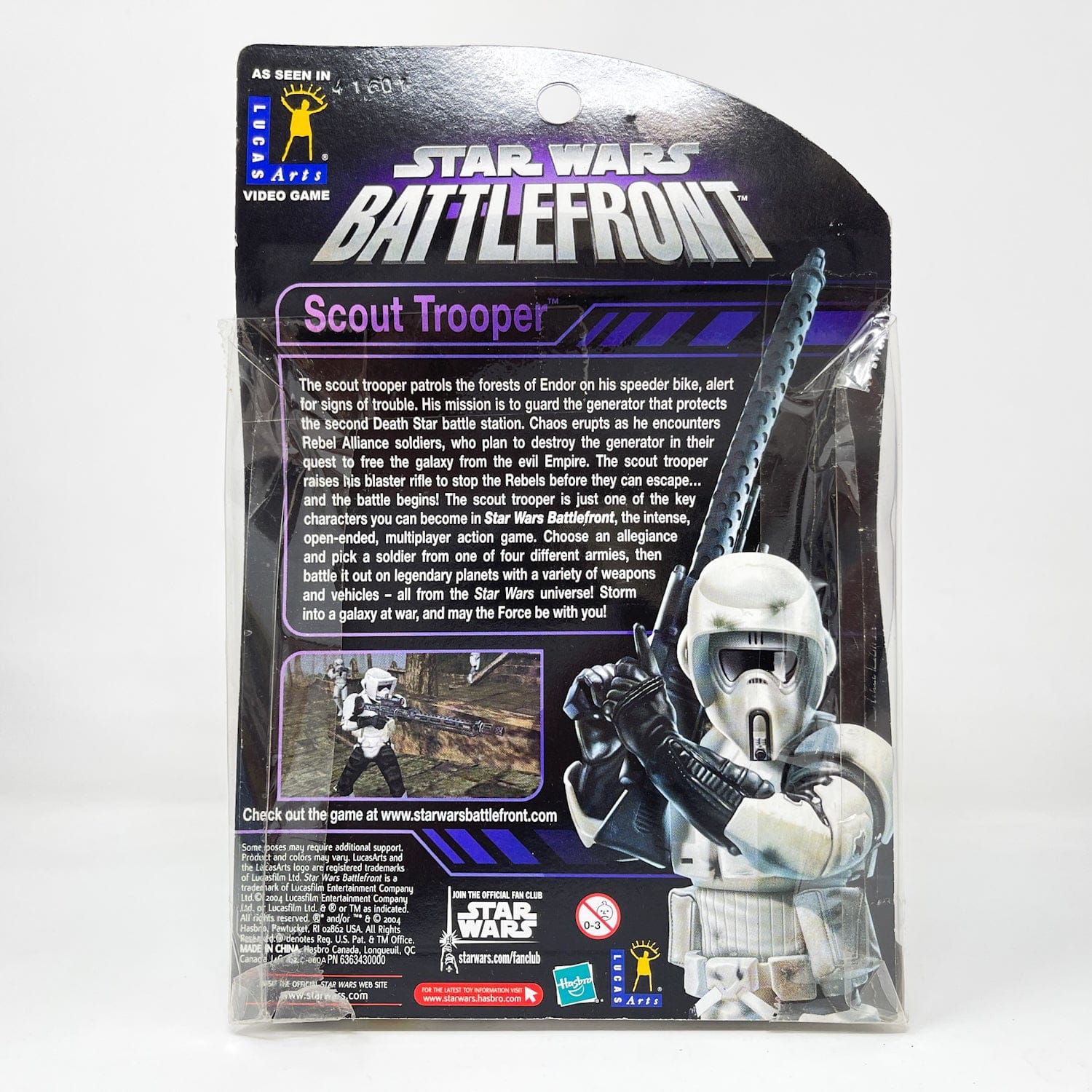 Star Wars Battlefront – Scout Trooper (2004 Hasbro 3.75-Inch