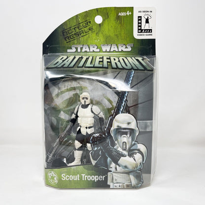 Vintage Hasbro Star Wars Mid MOC Scout Trooper – Hasbro Battlefront 3.75” (2004)