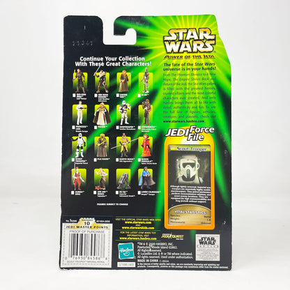 Vintage Hasbro Star Wars Mid MOC Scout Trooper (Imperial Patrol) - Hasbro Power of the Jedi POTJ (2000)