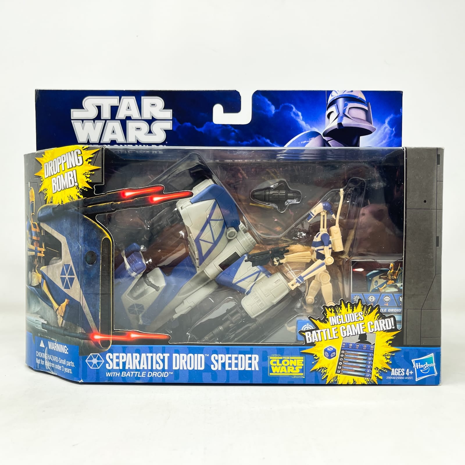 Vintage Hasbro Star Wars Mid MOC Separatist Droid Speeder with Battle Droid – Hasbro Star Wars The Clone Wars (2010)