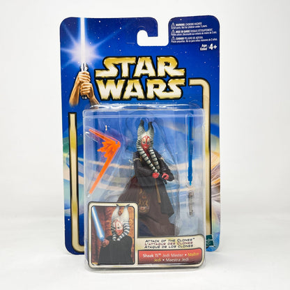 Vintage Hasbro Star Wars Mid MOC Shaak Ti (Jedi Master) #02-10 - Hasbro SAGA Series 3.75"