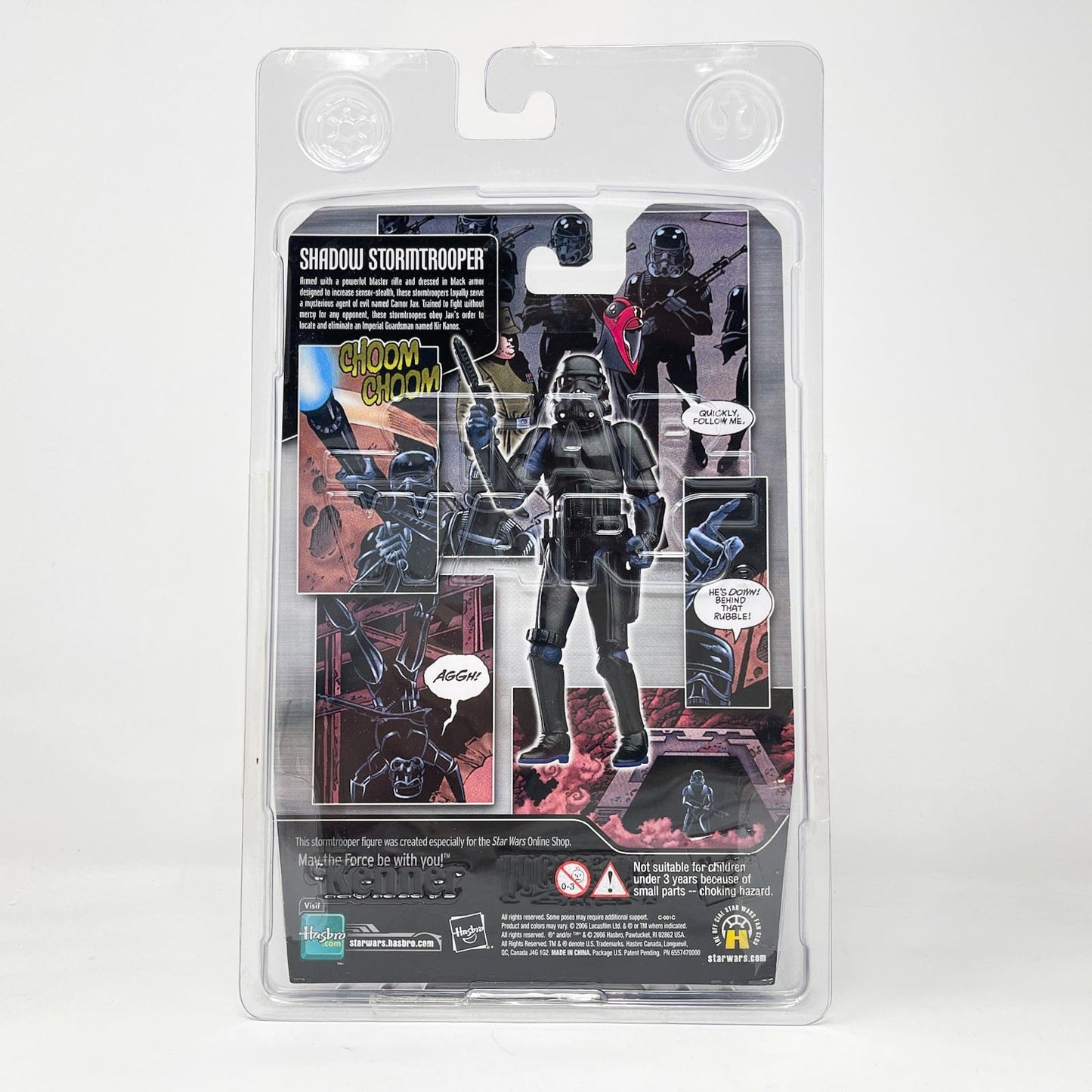 Vintage Hasbro Star Wars Mid MOC Shadow Stormtrooper (Crimson Empire) - Hasbro Saga Collection (2006)