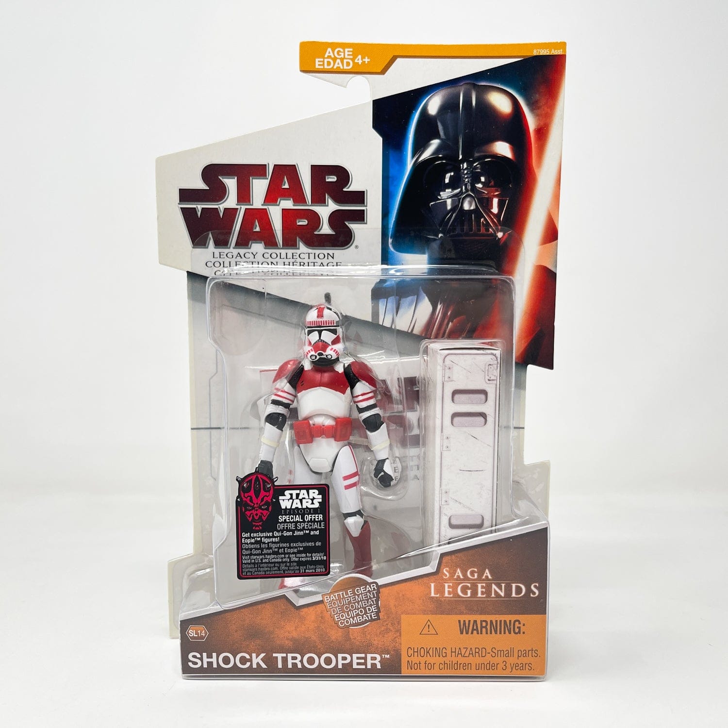 Vintage Hasbro Star Wars Mid MOC Shock Trooper SL14 - Hasbro Legacy Collection 3.75"
