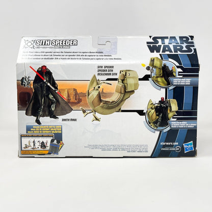 Vintage Hasbro Star Wars Mid MOC Sith Speeder w/ Darth Maul - Hasbro Legacy 2-Pack (2011)