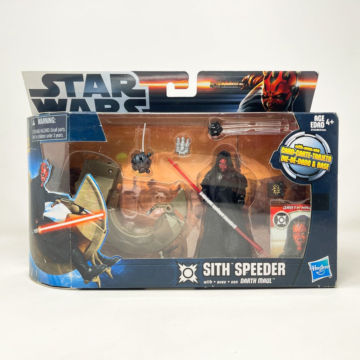Vintage Hasbro Star Wars Mid MOC Sith Speeder w/ Darth Maul - Hasbro Legacy 2-Pack (2011)