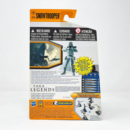 Vintage Hasbro Star Wars Mid MOC Snowtrooper SL23 - Hasbro Saga Legends (2010)