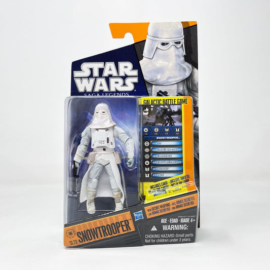 Vintage Hasbro Star Wars Mid MOC Snowtrooper SL23 - Hasbro Saga Legends (2010)