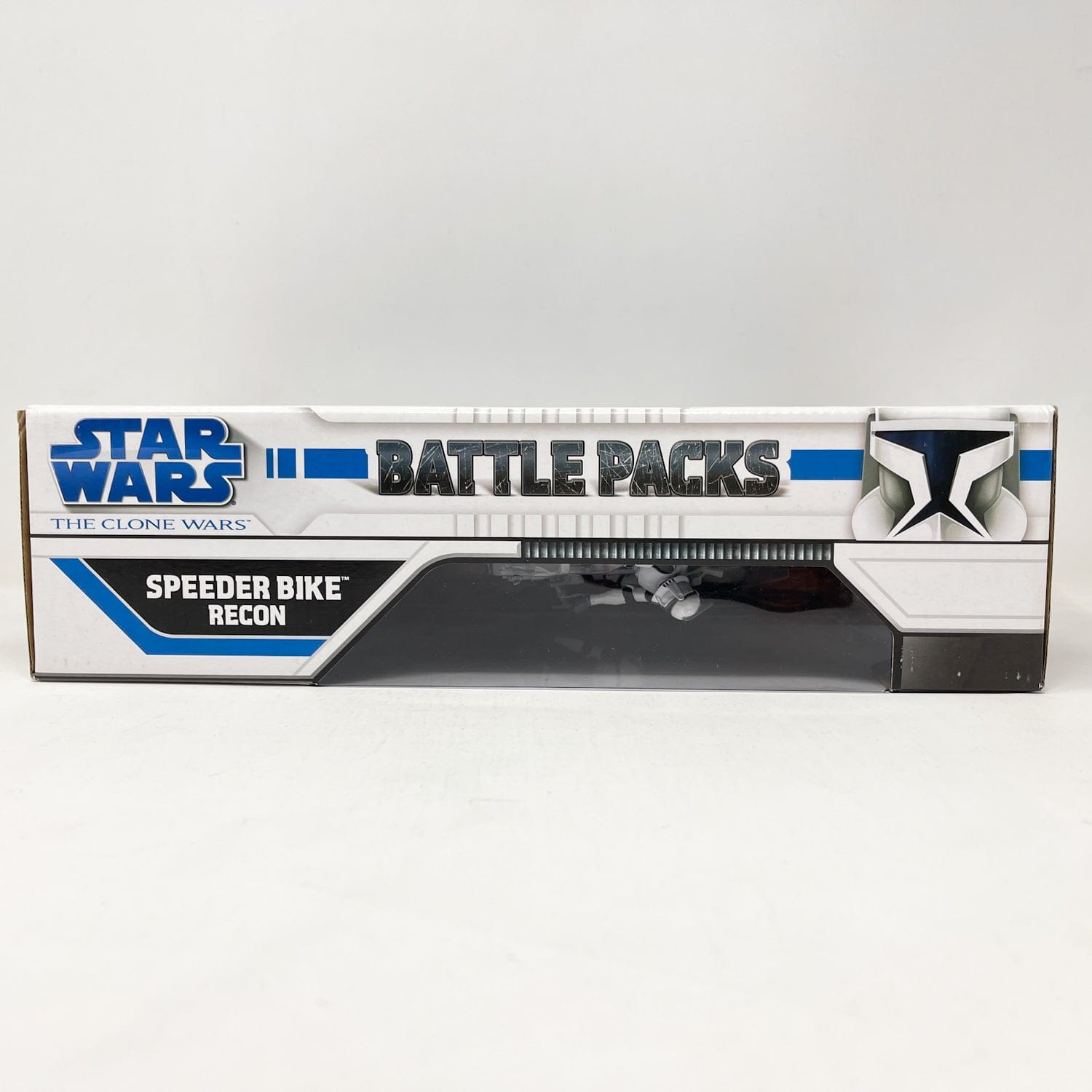 Vintage Hasbro Star Wars Mid MOC Speeder Bike Recon - Hasbro Battle Pack Clone Wars 3.75"