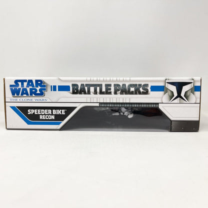 Vintage Hasbro Star Wars Mid MOC Speeder Bike Recon - Hasbro Battle Pack Clone Wars 3.75"