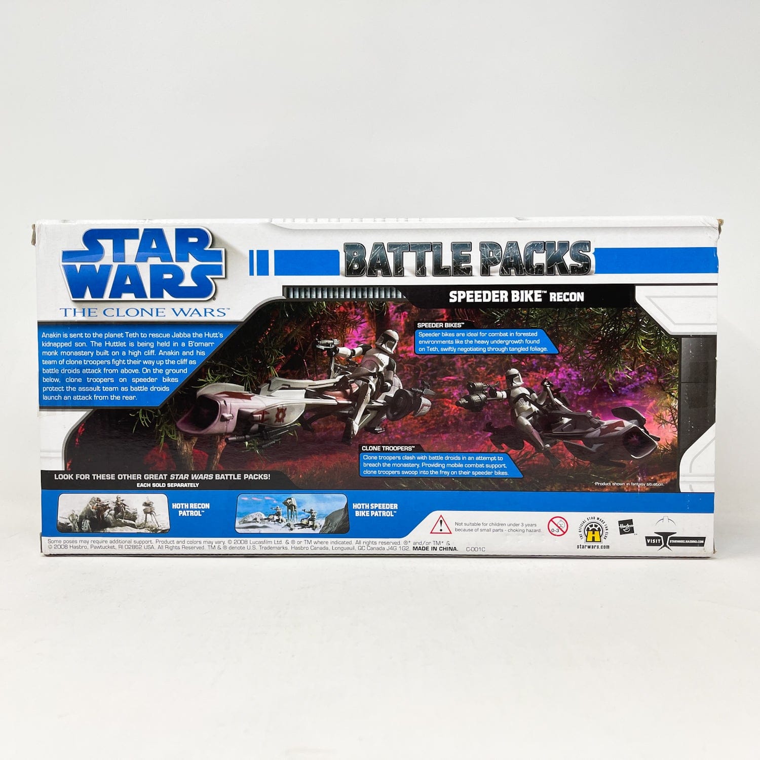Star Wars The Clone Wars Battle Packs: Speeder Bike Recon – Hasbro
