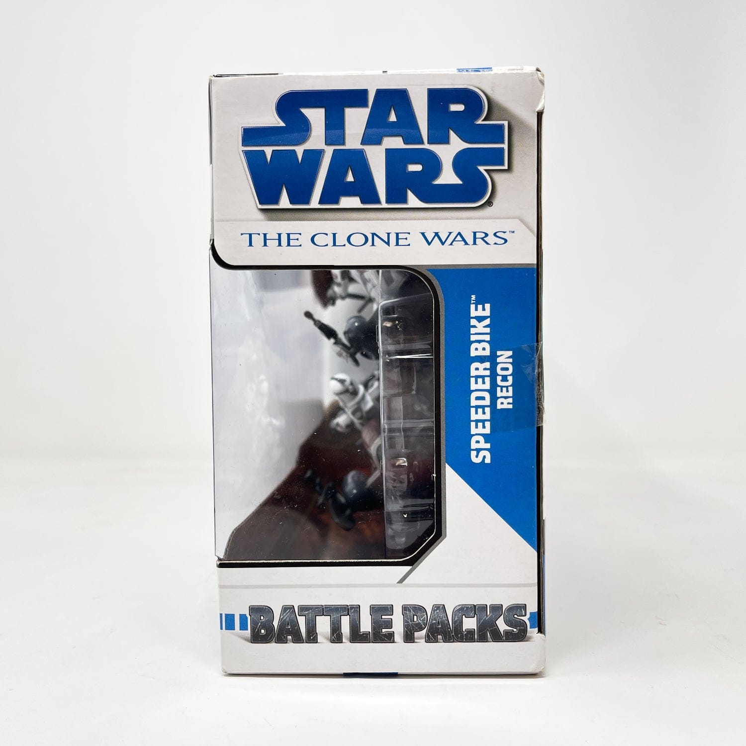 Vintage Hasbro Star Wars Mid MOC Speeder Bike Recon - Hasbro Battle Pack Clone Wars 3.75"