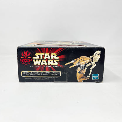 Vintage Hasbro Star Wars Mid MOC STAP & Battle Droid  - Hasbro The Phantom Menace (1999)