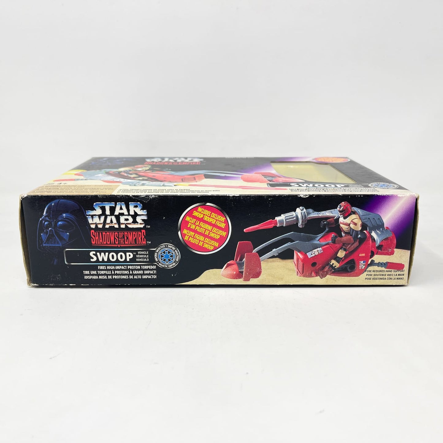 Vintage Hasbro Star Wars Mid MOC Swoop with Swoop Trooper – Hasbro Star Wars Shadows of the Empire (1996)