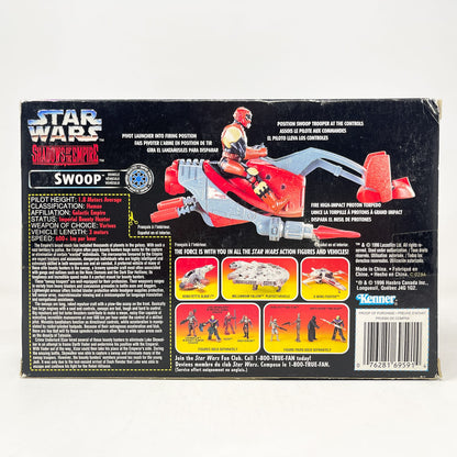 Vintage Hasbro Star Wars Mid MOC Swoop with Swoop Trooper – Hasbro Star Wars Shadows of the Empire (1996)