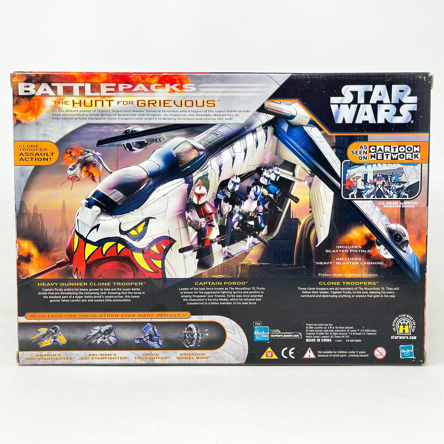 Vintage Hasbro Star Wars Mid MOC The Hunt for Grievous Battle Pack - Hasbro Saga Collection (2006)