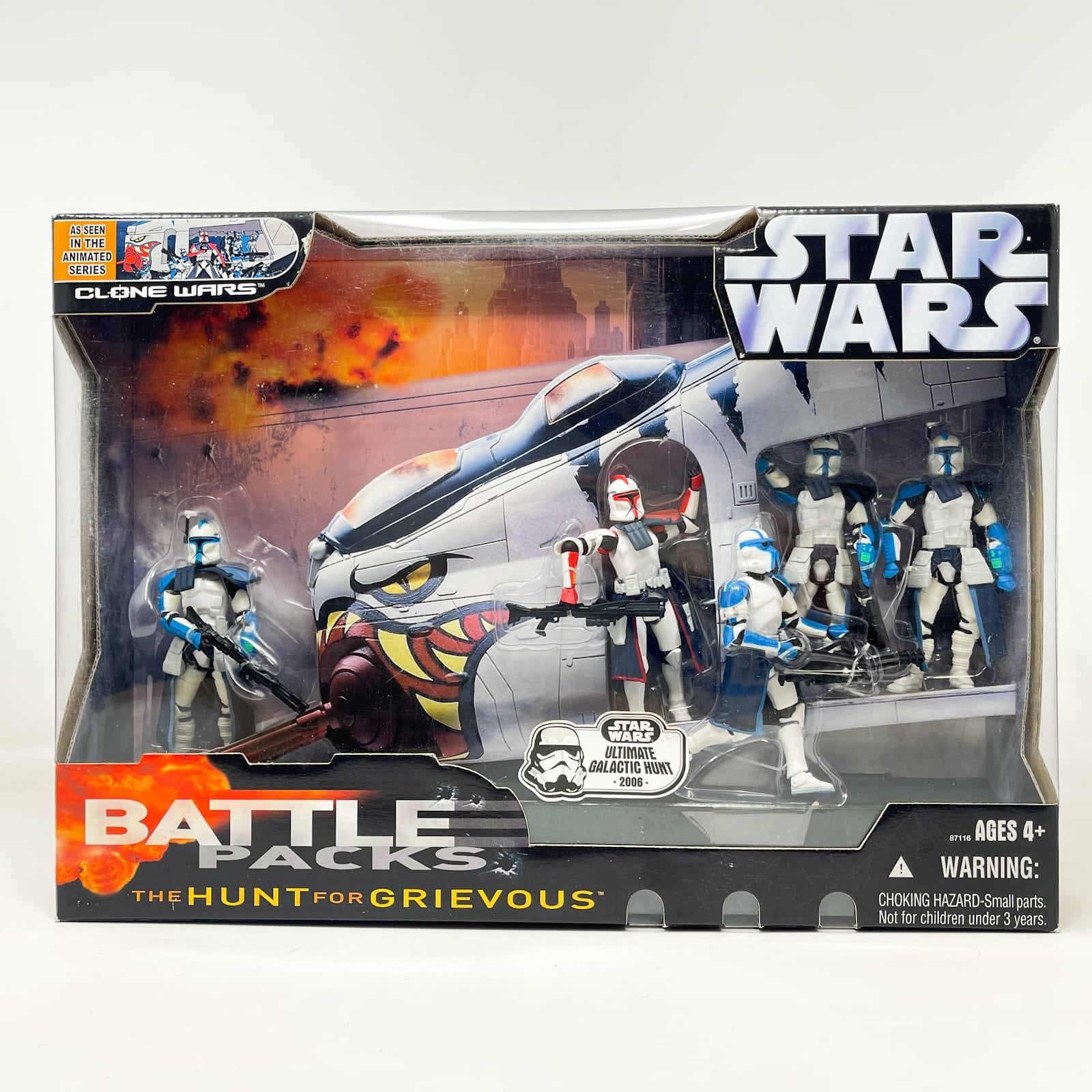 Vintage Hasbro Star Wars Mid MOC The Hunt for Grievous Battle Pack - Hasbro Saga Collection (2006)