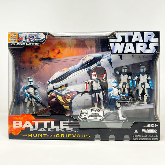 Vintage Hasbro Star Wars Mid MOC The Hunt for Grievous Battle Pack - Hasbro Saga Collection (2006)