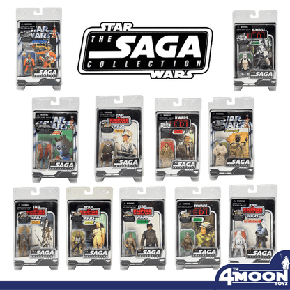 Vintage Hasbro Star Wars Mid MOC Vintage Saga Collection - Complete Set of 11 - Hasbro Saga Collection (2005-2006)