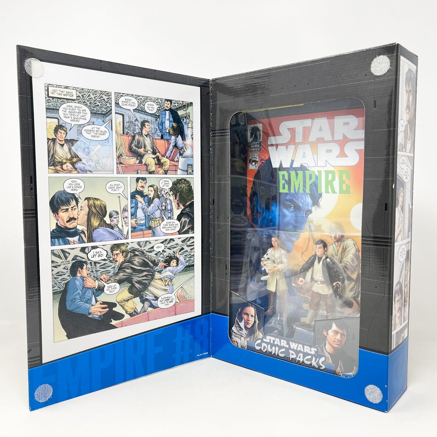 Vintage Hasbro Star Wars Mid MOC Visionaries Comic Pack - Camie & Laze “Fixer” Loneozne - Hasbro Darkhorse Comics