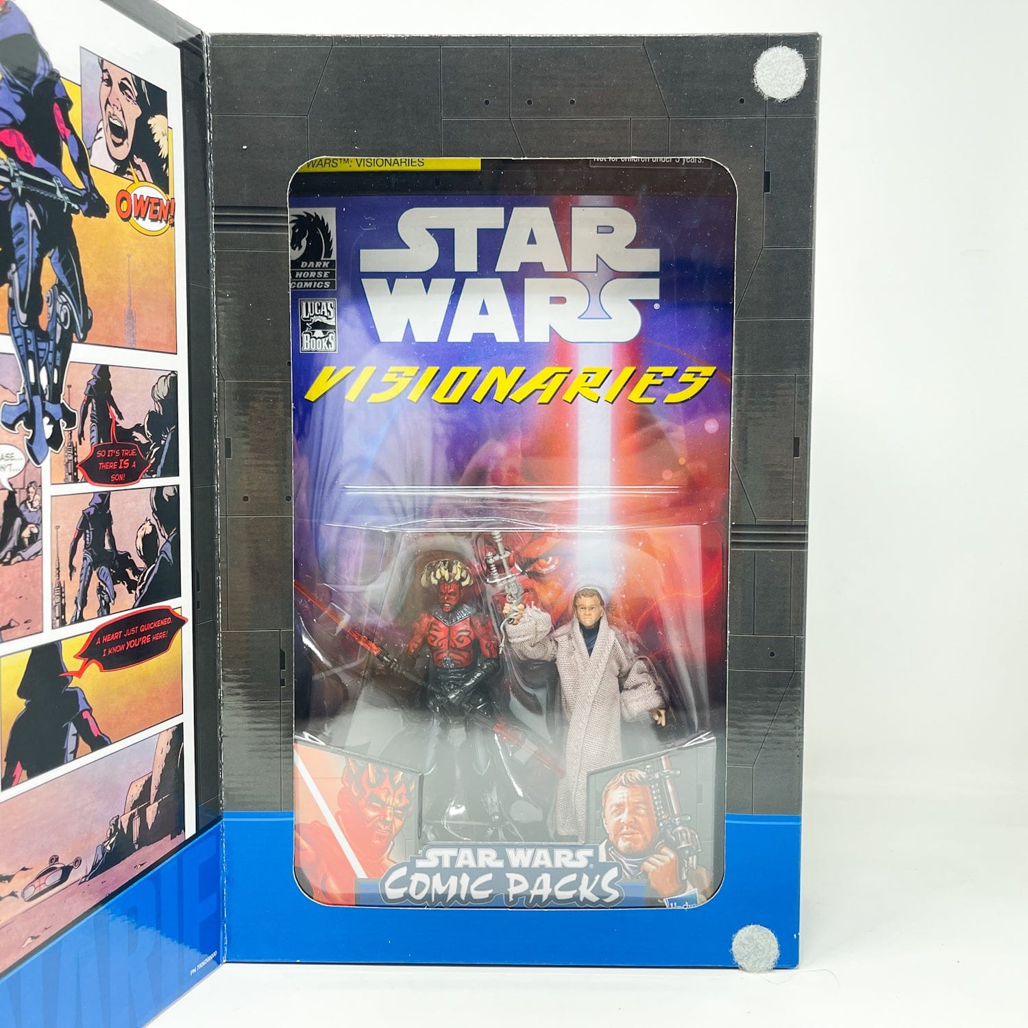 Star Wars Visionaries Comic Pack – Darth Maul & Owen Lars (2010