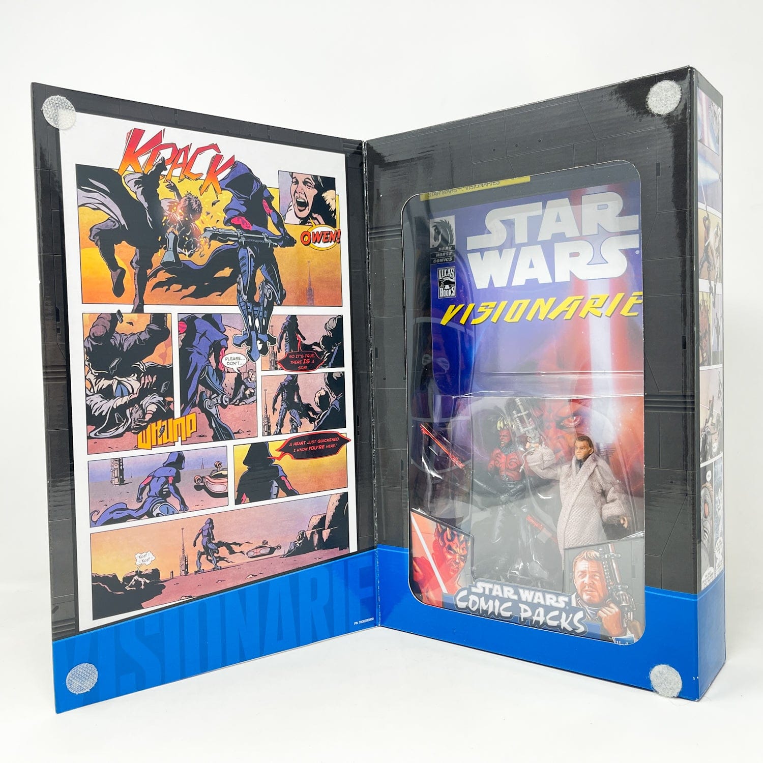 Star Wars Visionaries Comic Pack – Darth Maul & Owen Lars (2010