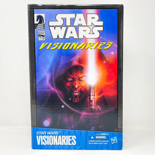 Vintage Hasbro Star Wars Mid MOC Visionaries Comic Pack - Darth Maul & Owen Lars - Hasbro Darkhorse Comics
