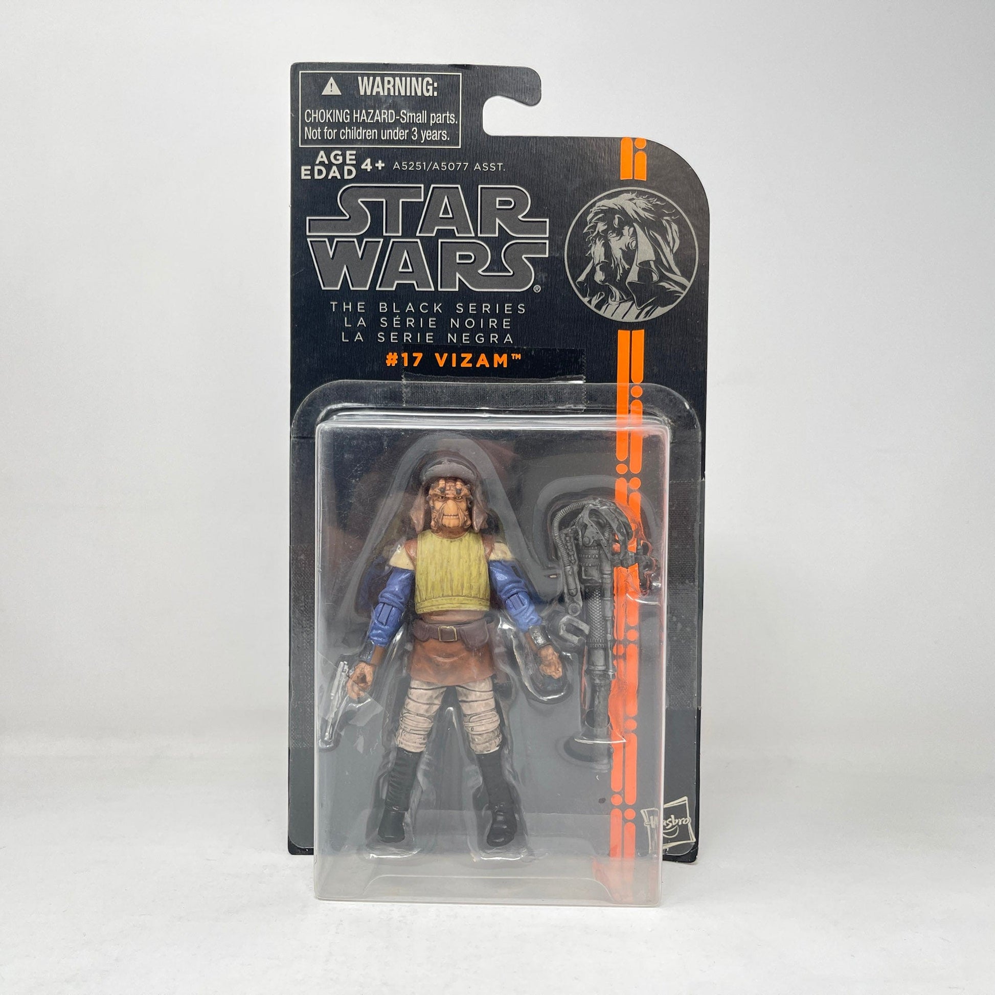 Vintage Hasbro Star Wars Mid MOC Vizam (Orange Line) #17 - Hasbro 2013 3.75" Black Series Star Wars Action Figure