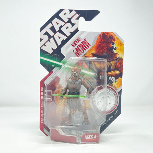 Vintage Hasbro Star Wars Mid MOC Voolvif Monn #58 (Wolfman Jedi) - Hasbro 30th Anniversary Collection