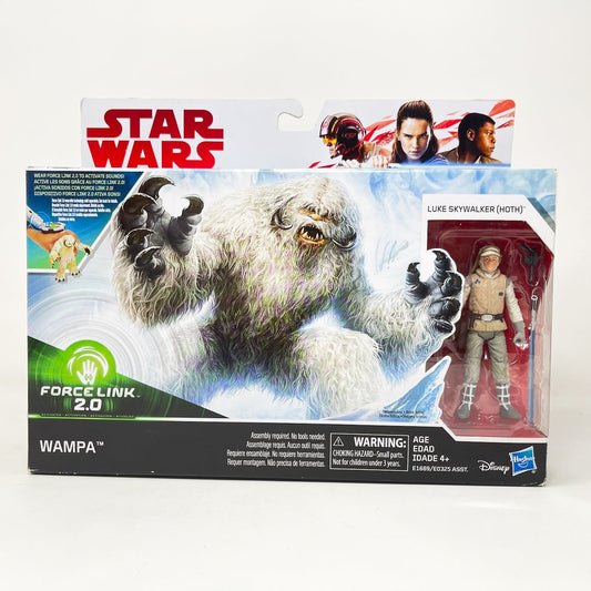 Vintage Hasbro Star Wars Mid MOC Wampa with Luke Skywalker (Hoth) – Hasbro Star Wars Force Link 2.0