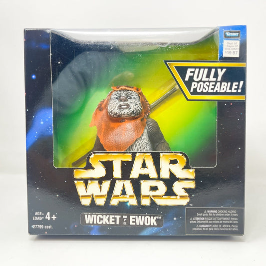 Vintage Hasbro Star Wars Mid MOC Wicket the Ewok - Hasbro Action Series 12 inch Scale (1997)