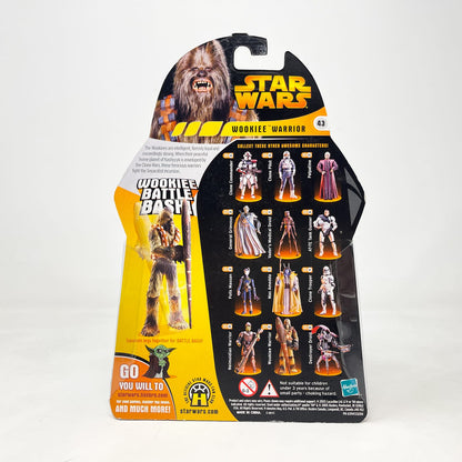 Vintage Hasbro Star Wars Mid MOC Wookie Warrior (Wookie Blaster Bash) #43 - Hasbro ROTS 2005