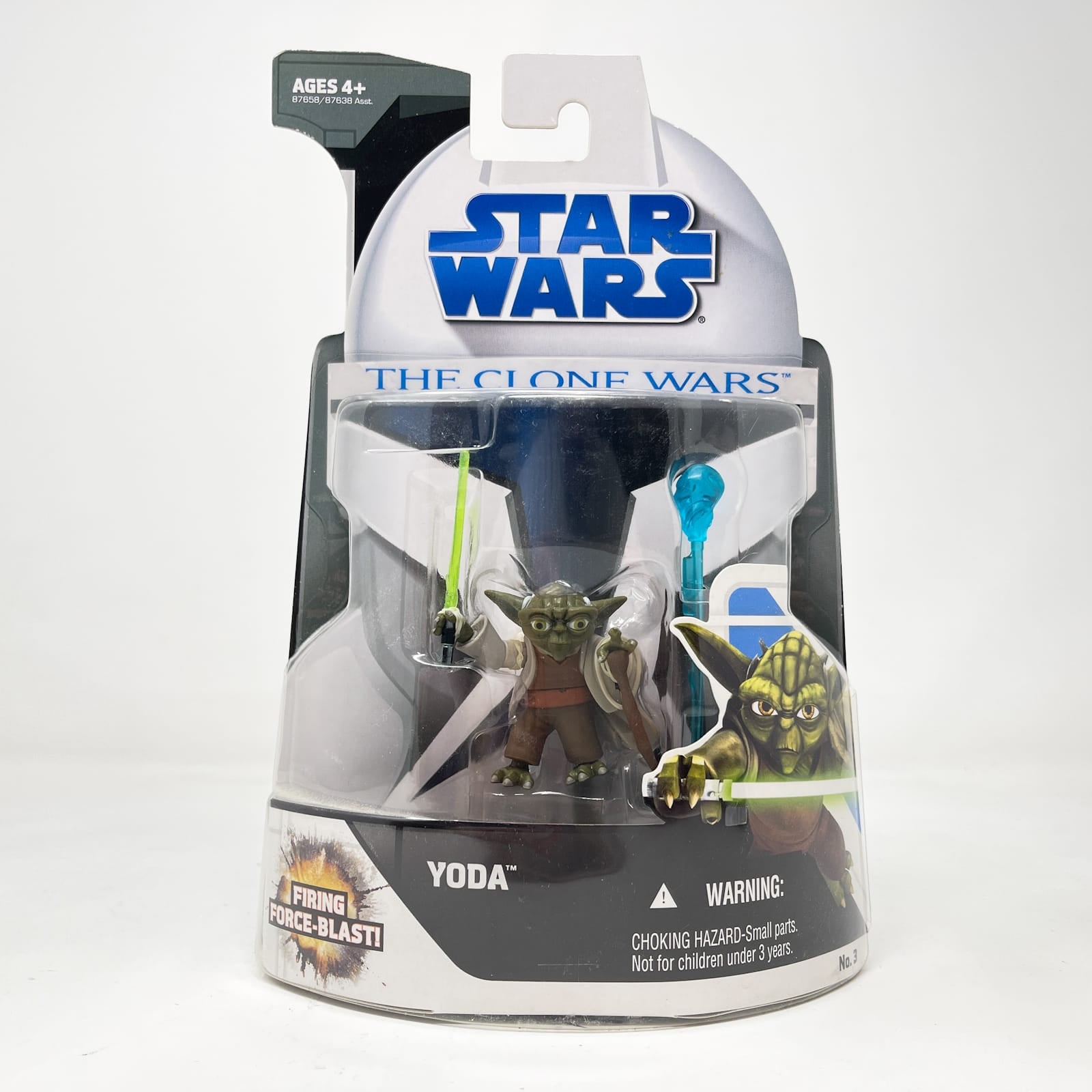 Vintage Hasbro Star Wars Mid MOC Yoda #3 – Hasbro Star Wars The Clone Wars (2008)