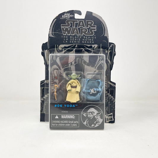 Vintage Hasbro Star Wars Mid MOC Yoda (Blue Line) #06 - Hasbro 2014 3.75" Black Series Star Wars Action Figure