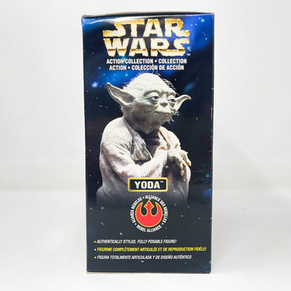 Vintage Hasbro Star Wars Mid MOC Yoda - Hasbro Action Series 12 inch Scale (1997)