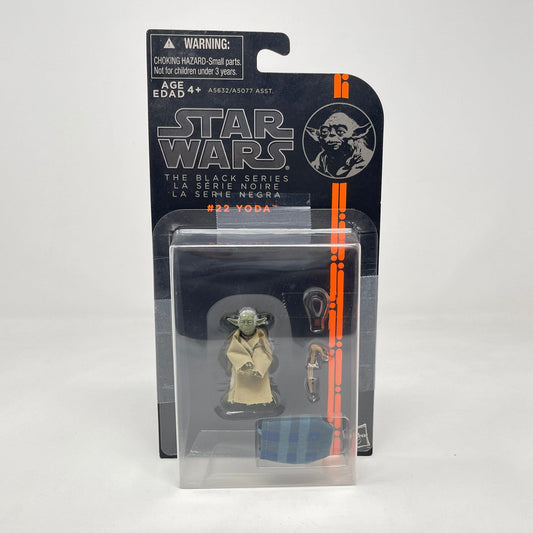 Vintage Hasbro Star Wars Mid MOC Yoda (Orange Line) #22 - Hasbro 2013 3.75" Black Series Star Wars Action Figure