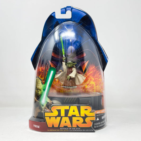 Vintage Hasbro Star Wars Mid MOC Yoda (Spinning Attack) #26 - Hasbro ROTS 2005