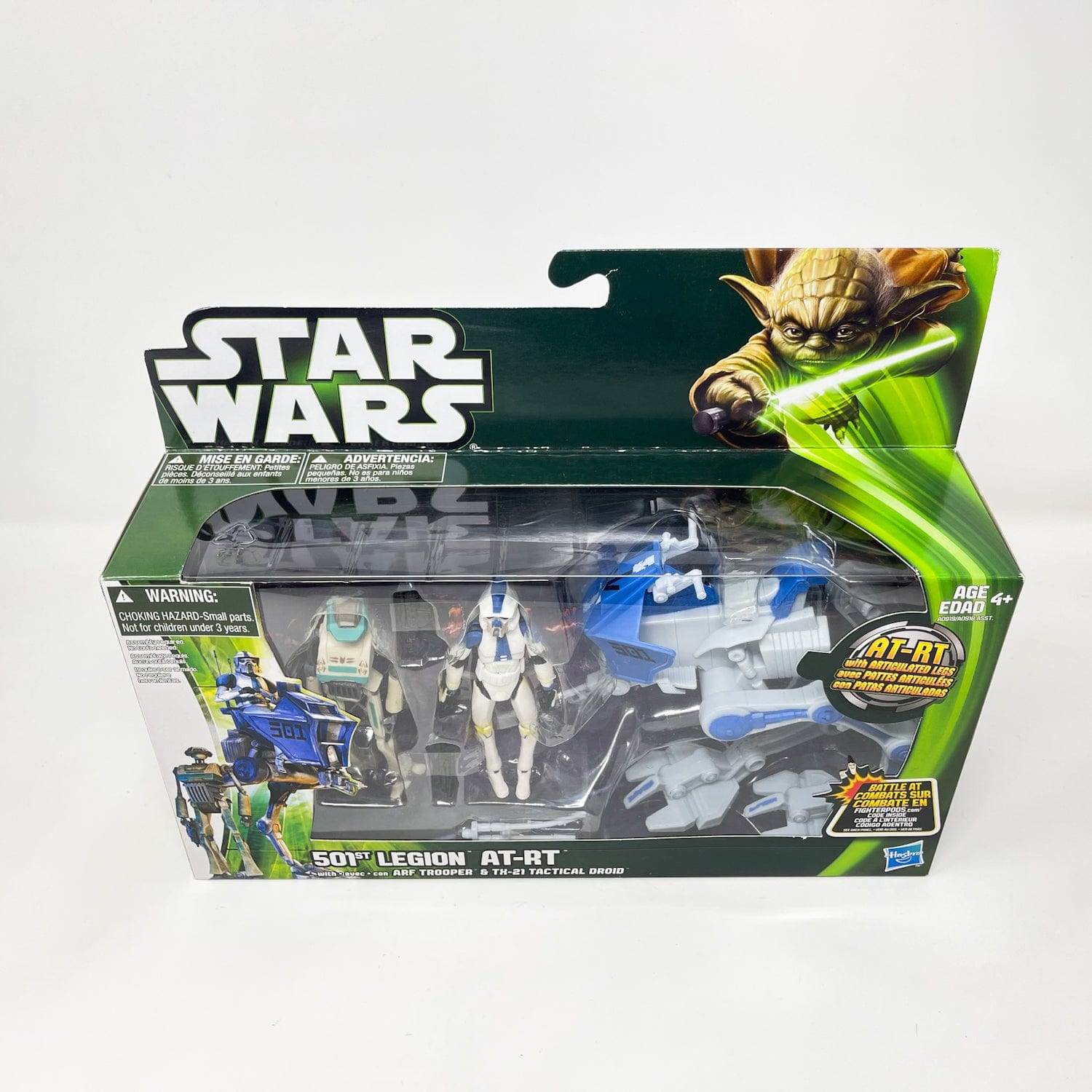 Vintage Hasbro Star Wars Mid Ships 501st Legion AT-RT w/ ARF Trooper & TX-21 Tactical Droid - Multipack - 3.75" Hasbro 2013