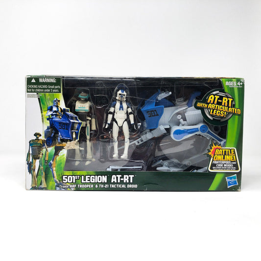 Vintage Hasbro Star Wars Mid Ships 501st Legion AT-RT w/ ARF Trooper & TX-21 Tactical Droid - Multipack - 3.75" Hasbro 2013