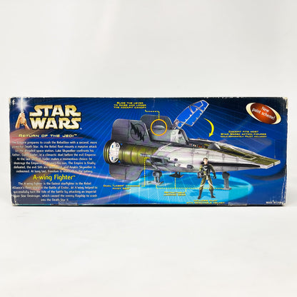 Vintage Hasbro Star Wars Mid Ships A-Wing Fighter – Hasbro Star Wars Saga Collection (2003)