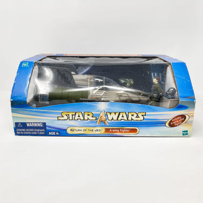 Vintage Hasbro Star Wars Mid Ships A-Wing Fighter – Hasbro Star Wars Saga Collection (2003)