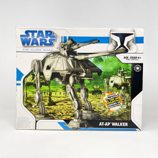 Vintage Hasbro Star Wars Mid Ships AT-AP Walker (2008) - 3.75" Hasbro The Clone Wars MISB