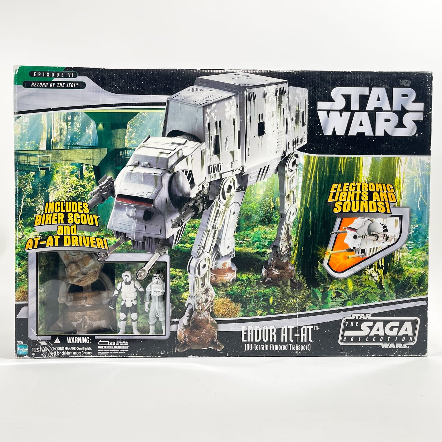 Vintage Hasbro Star Wars Mid Ships AT-AT (Endor) - Hasbro Saga Collection MISB