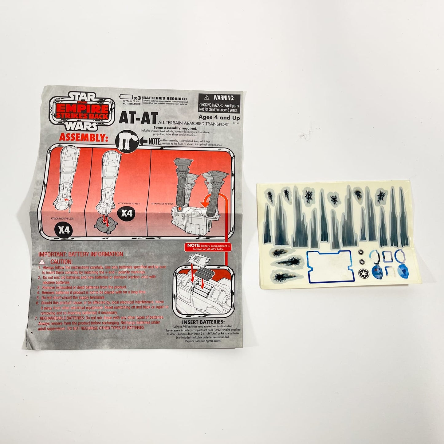 Vintage Hasbro Star Wars Mid Ships AT-AT (ESB Hoth) - Hasbro The Vintage Collection - Open Box
