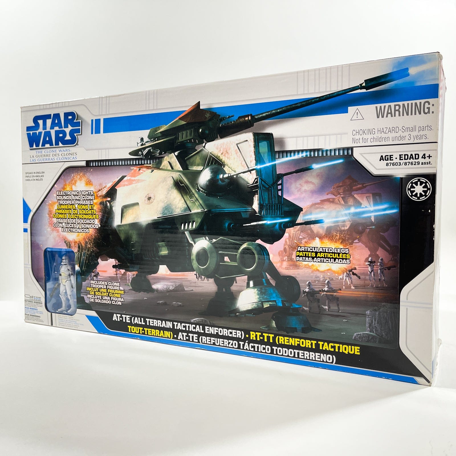 Vintage Hasbro Star Wars Mid Ships AT-TE (All Terrain Tactical Enforcer) - Hasbro Clone Wars 3.75