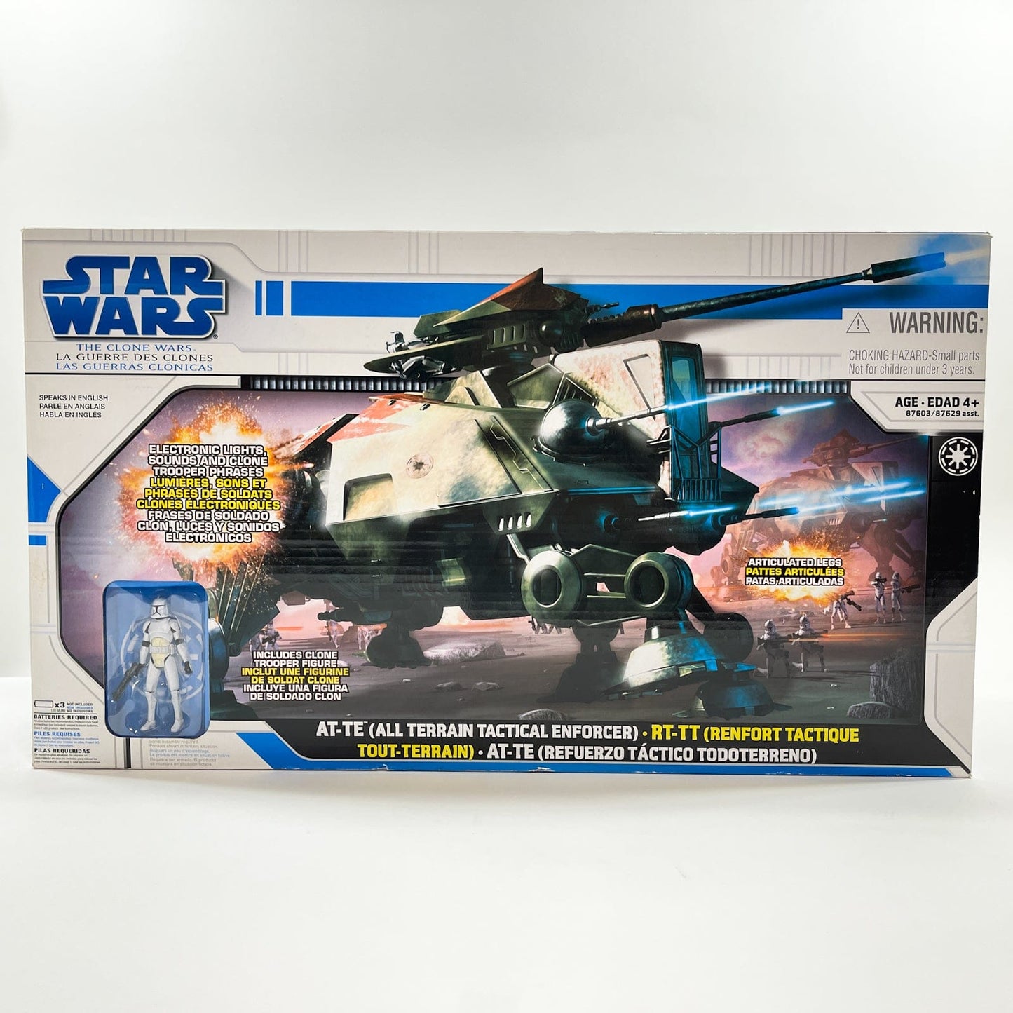 Vintage Hasbro Star Wars Mid Ships AT-TE (All Terrain Tactical Enforcer) - Hasbro Clone Wars 3.75