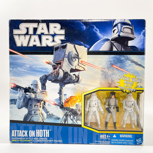 Vintage Hasbro Star Wars Mid Ships Attack on Hoth - Hasbro Clone Wars - Open Box