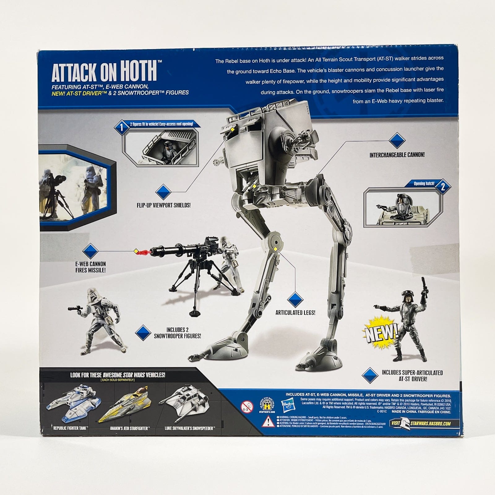 Vintage Hasbro Star Wars Mid Ships Attack on Hoth Playset - Hasbro Clone Wars (2010)